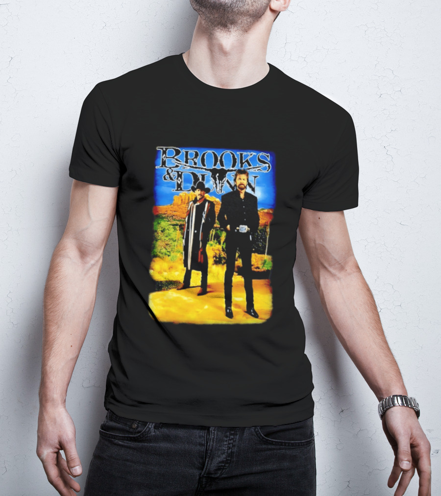 Brooks And Dunn Western Style Desert T-Shirt
