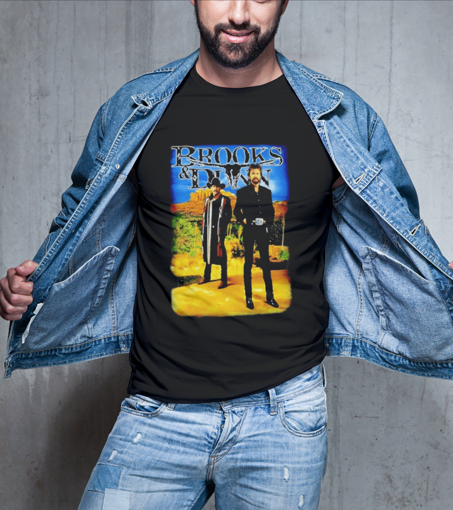 Brooks And Dunn Western Style Desert T-Shirt