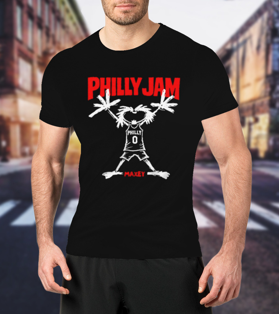 Philly Jam Maxey Stickman Philadelphia Philly 0 T-Shirt