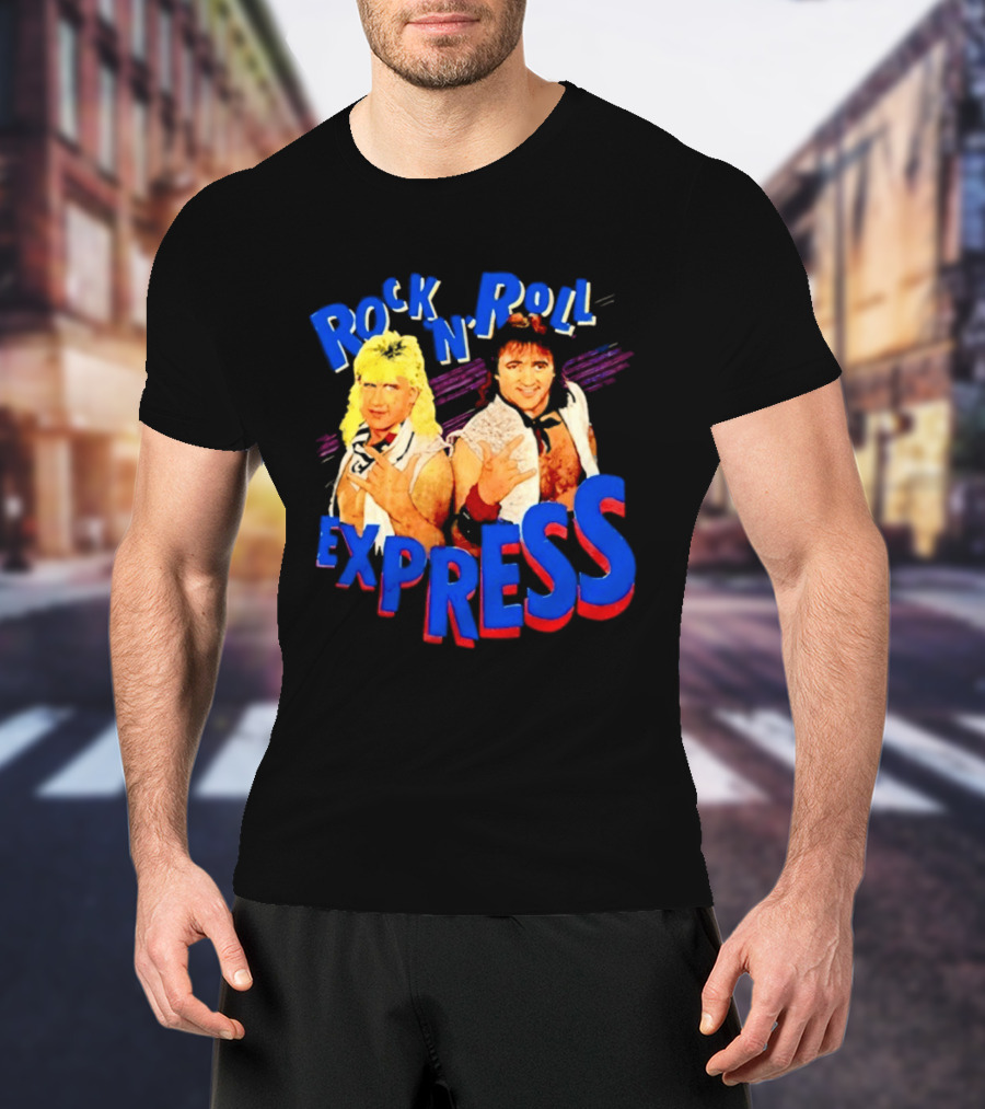 Rock N Roll Express Wrestling Tag Team Legends T-Shirt