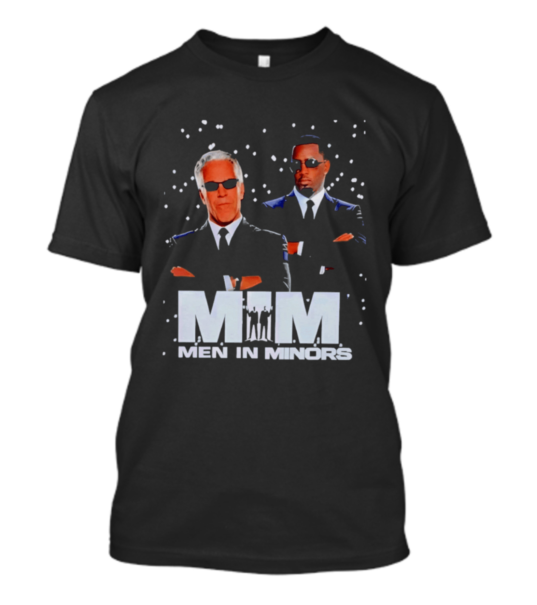 Men In Minors MIM Jeffrey Epstein Sean Combs T-Shirt