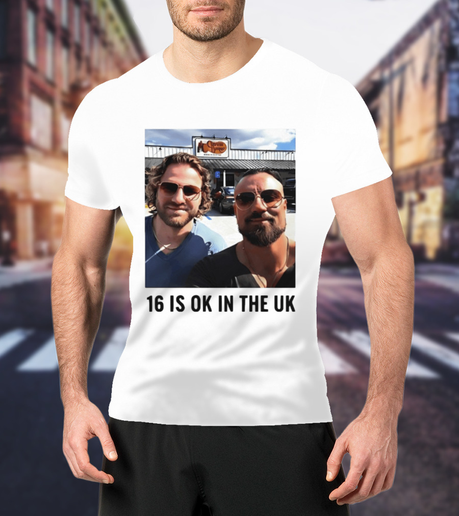 Adam Page Marty Scurll Cracker Barrel 16 Is OK In The UK T-Shirt