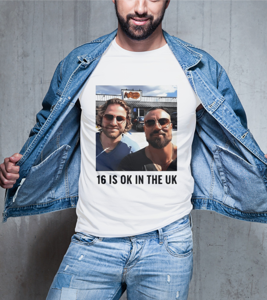 Adam Page Marty Scurll Cracker Barrel 16 Is OK In The UK T-Shirt