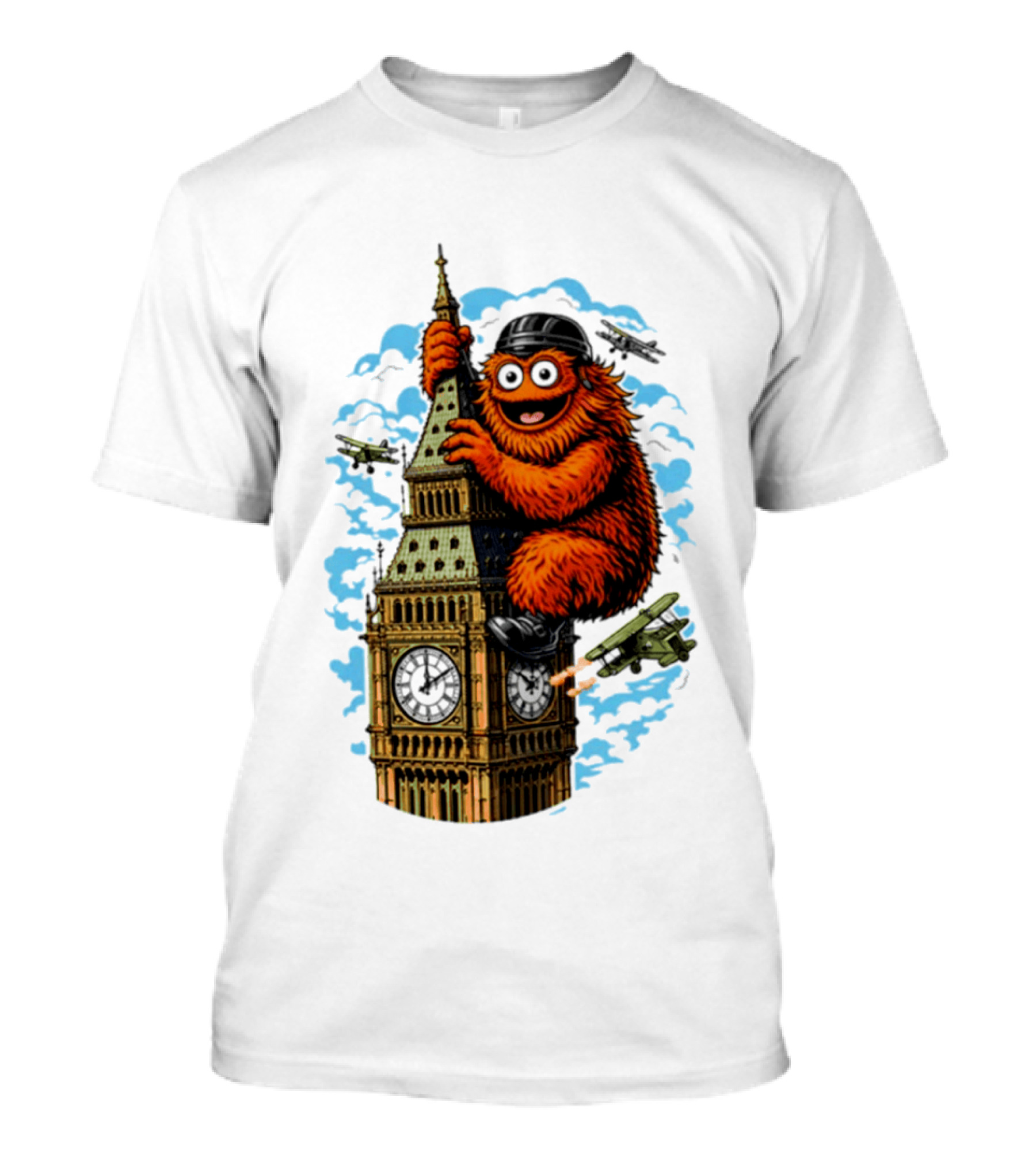 Big Ben Gritty Kong Philadelphia Hockey Clash T-Shirt