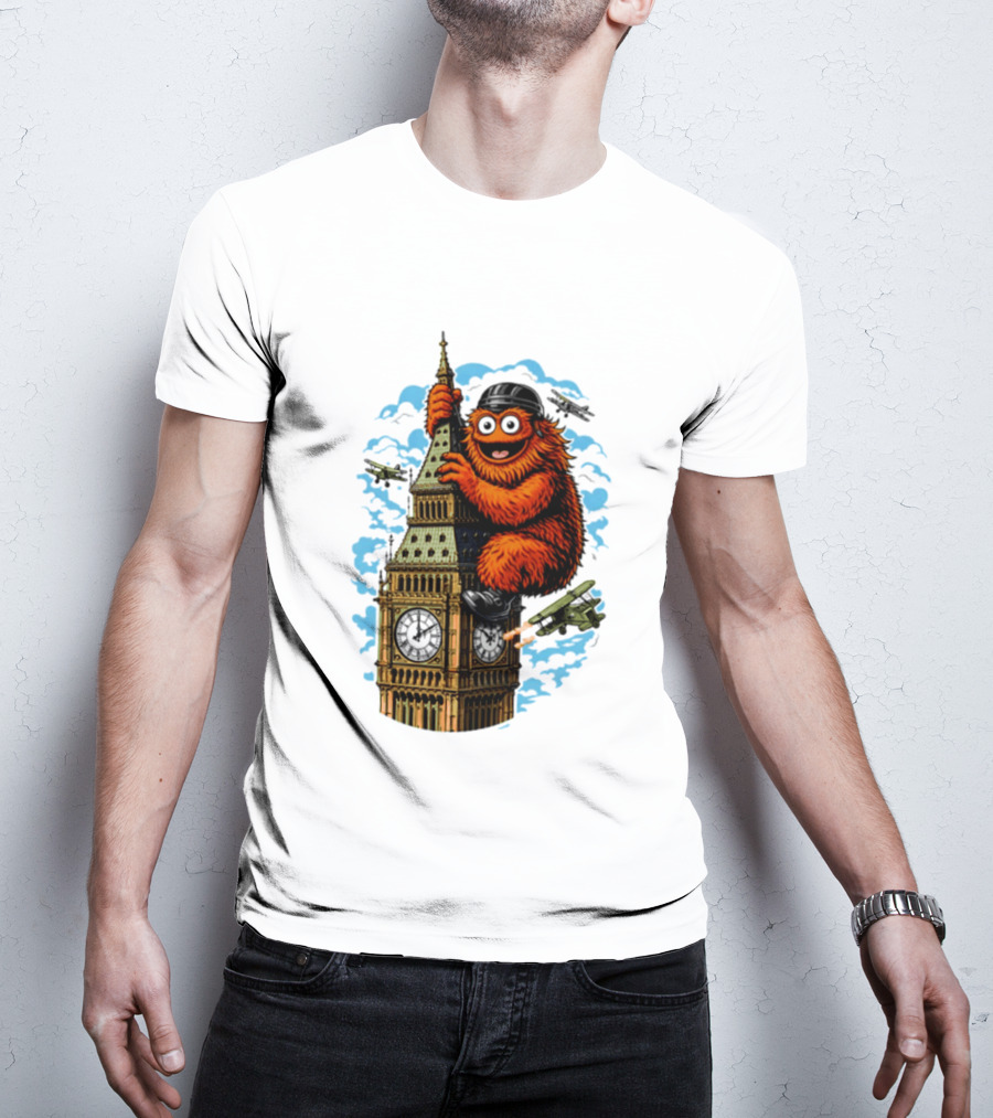Big Ben Gritty Kong Philadelphia Hockey Clash T-Shirt