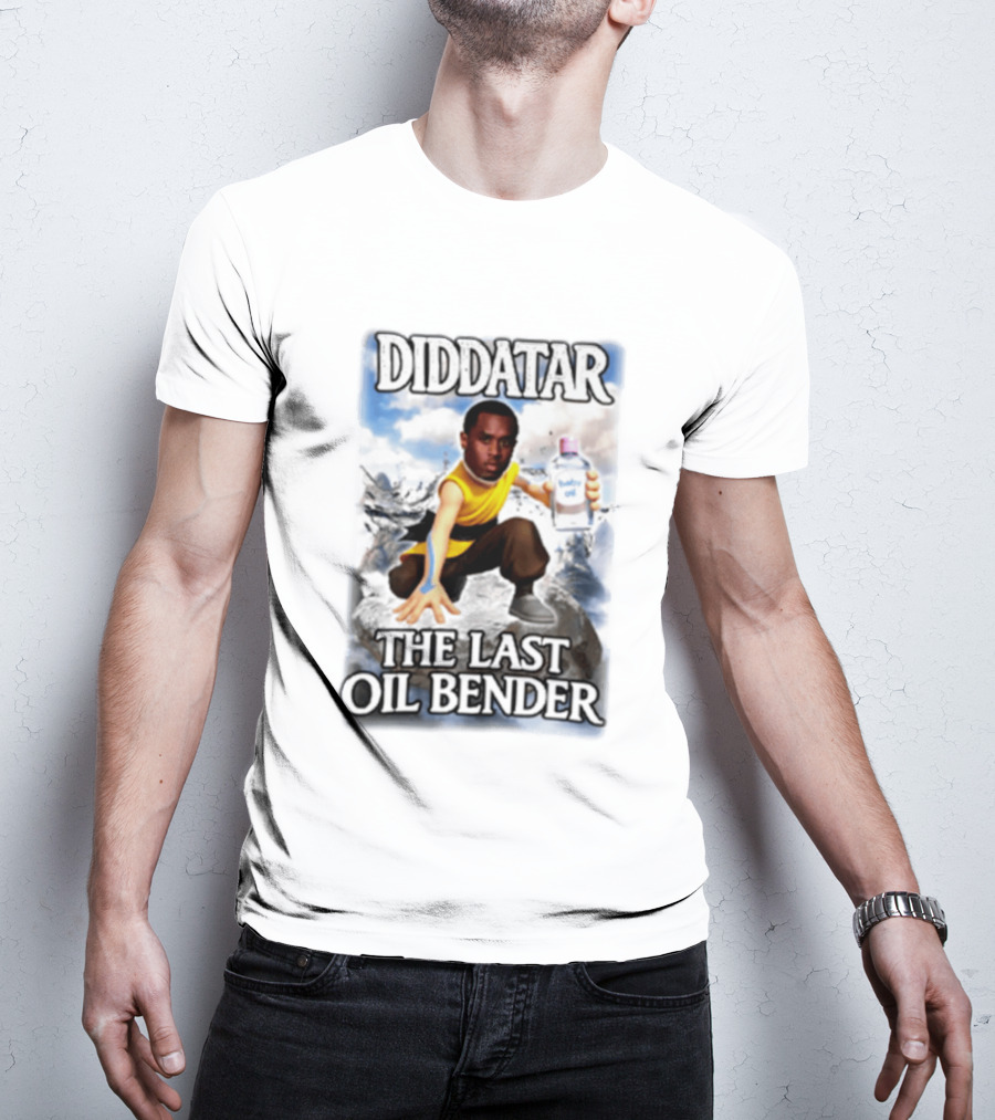 Diddatar The Last Oil Bender Diddy Parody Avatar Humor T-Shirt