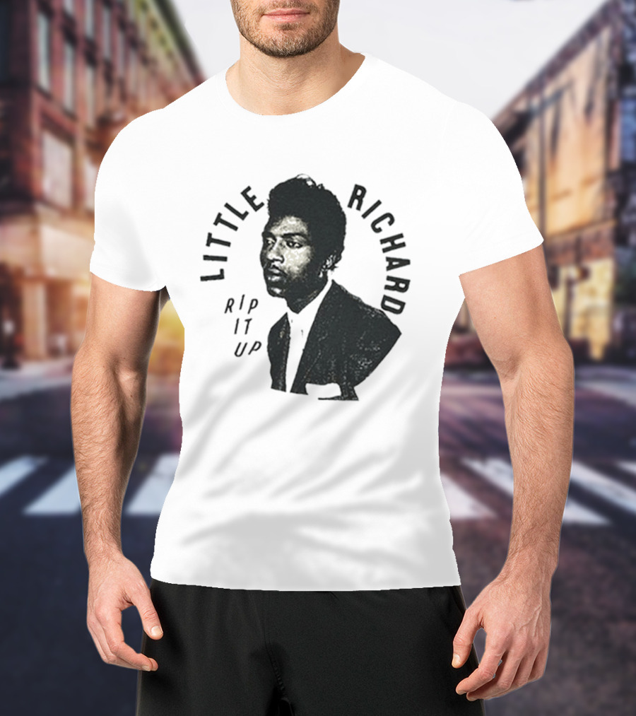 Little Richard Rip It Up Vintage Style Iconic Music T-Shirt