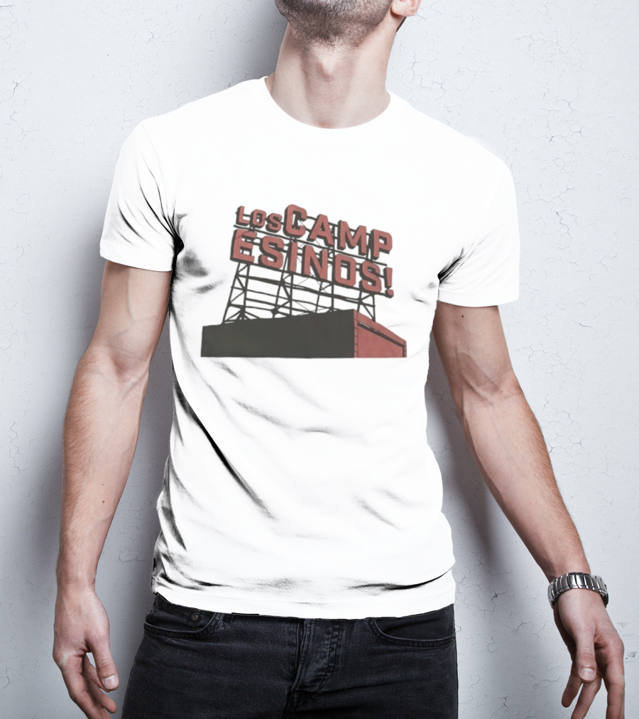 Los Campesinos Retro Marquee Sign T-Shirt