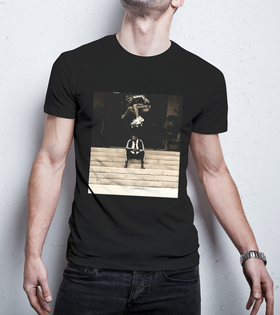 Bad MFs Tyshawn And Samuel L In Adidas Skateboard Jump Scene T-Shirt
