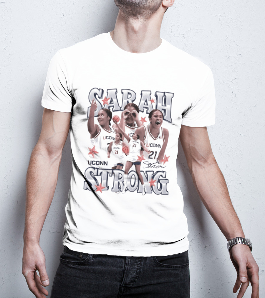 Sarah Strong UConn Huskies Basketball Stars Team Spirit T-Shirt