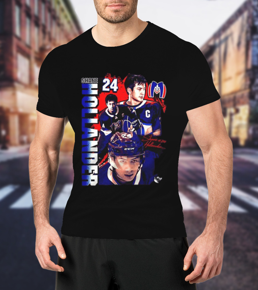 Shane Hollander 24 MLH Hockey Heated Rivalry Romantic T-Shirt