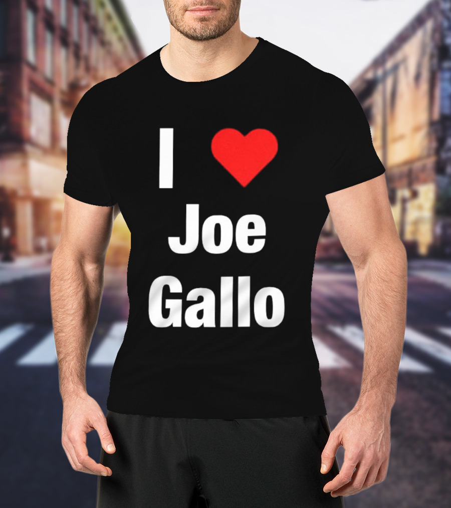 I Love Joe Gallo Merrimack Warriors Basketball T-Shirt