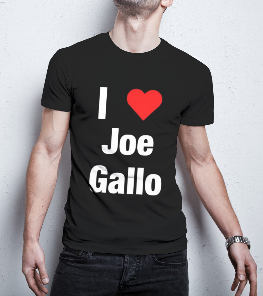 I Love Joe Gallo Merrimack Warriors Basketball T-Shirt