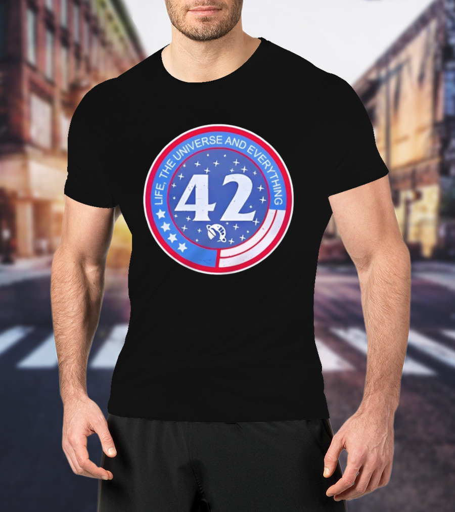 Life The Universe And Everything 42 Hitchhiker's Guide To The Galaxy T-Shirt