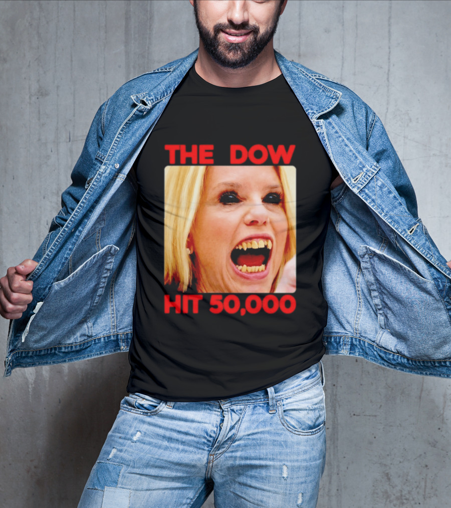The Dow Hit 50000 Teeth Blonde Woman T-Shirt