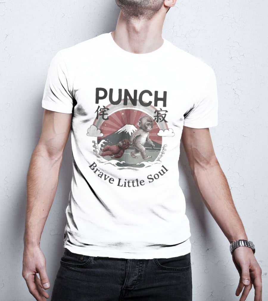 PUNCH Baby Monkey Brave Little Soul T-Shirt