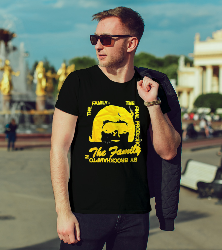 The Family The Final Production By Brockhampton Face Silhouette Yellow T-Shirt