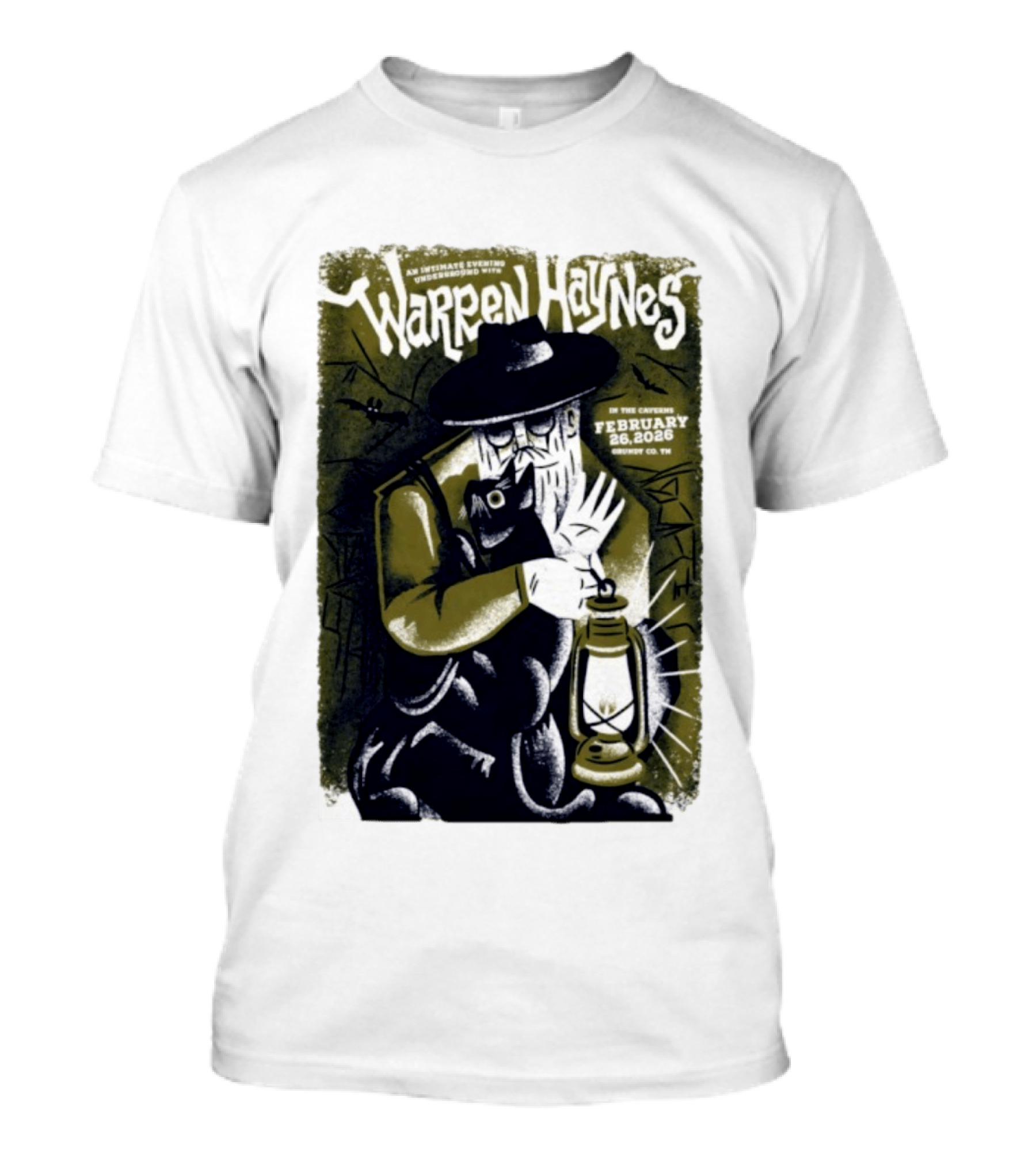 Warren Haynes An Intimate Evening February 26 2026 Grundy County TN Lantern T-Shirt