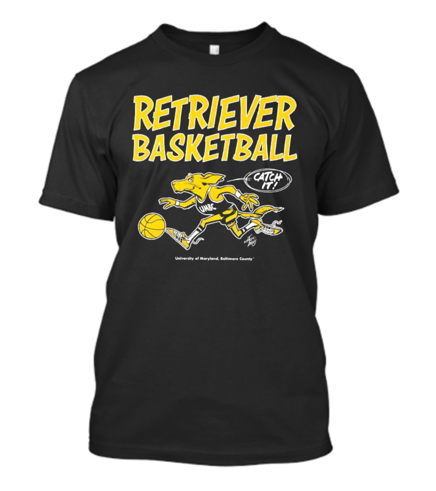 Retriever Basketball Catch It UMBC Retrievers University Of Maryland Baltimore County T-Shirt