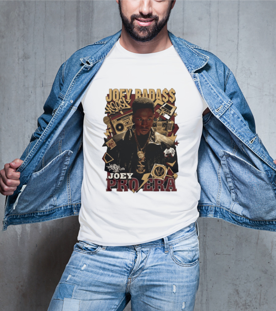 Joey Badass Pro Era Hip Hop Retro Style Collage T-Shirt