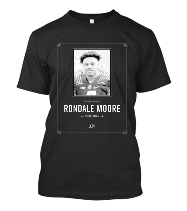 Rondale Moore Memorial 2000 2026 Purdue Football T-Shirt
