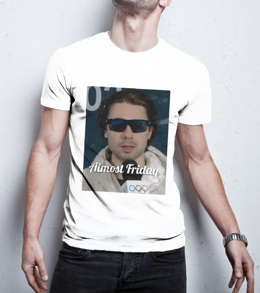 Quinn Hughes Almost Friday Olympics Sunglasses Interview T-Shirt