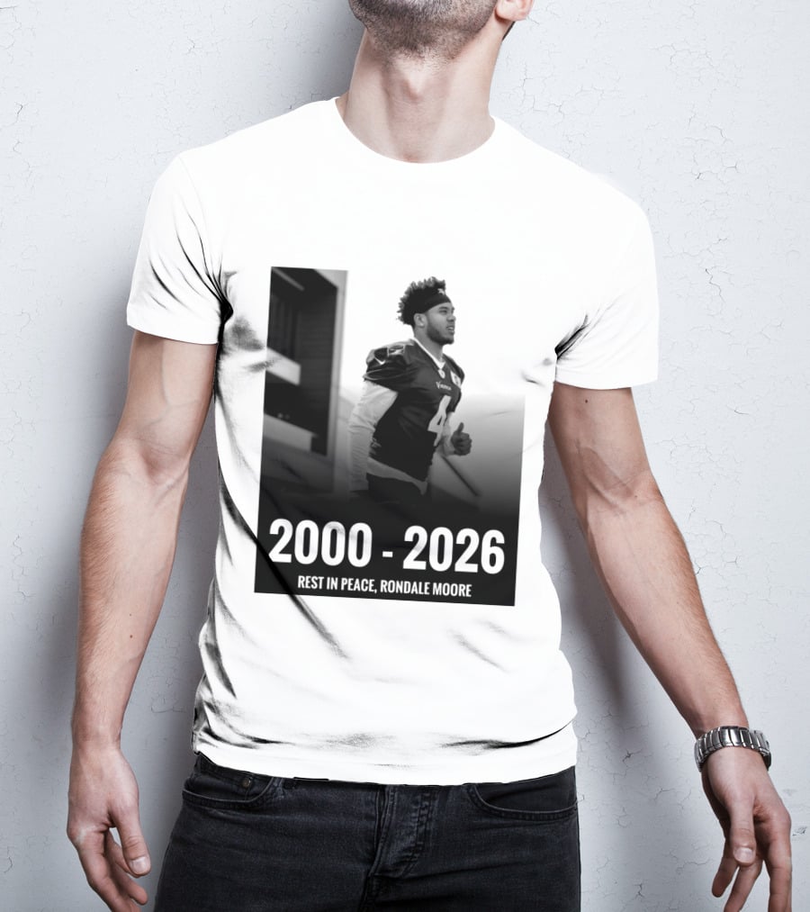 Rest In Peace Rondale Moore 2000 2026 Minnesota Vikings T-Shirt