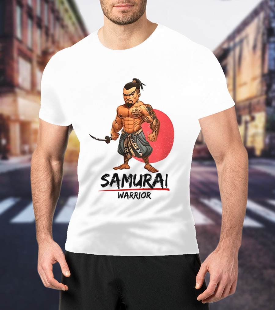 Samurai Warrior Strong Japanese T-Shirt
