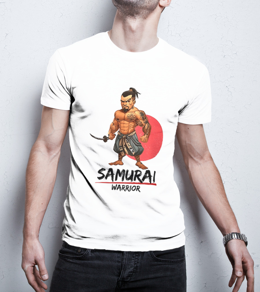 Samurai Warrior Strong Japanese T-Shirt