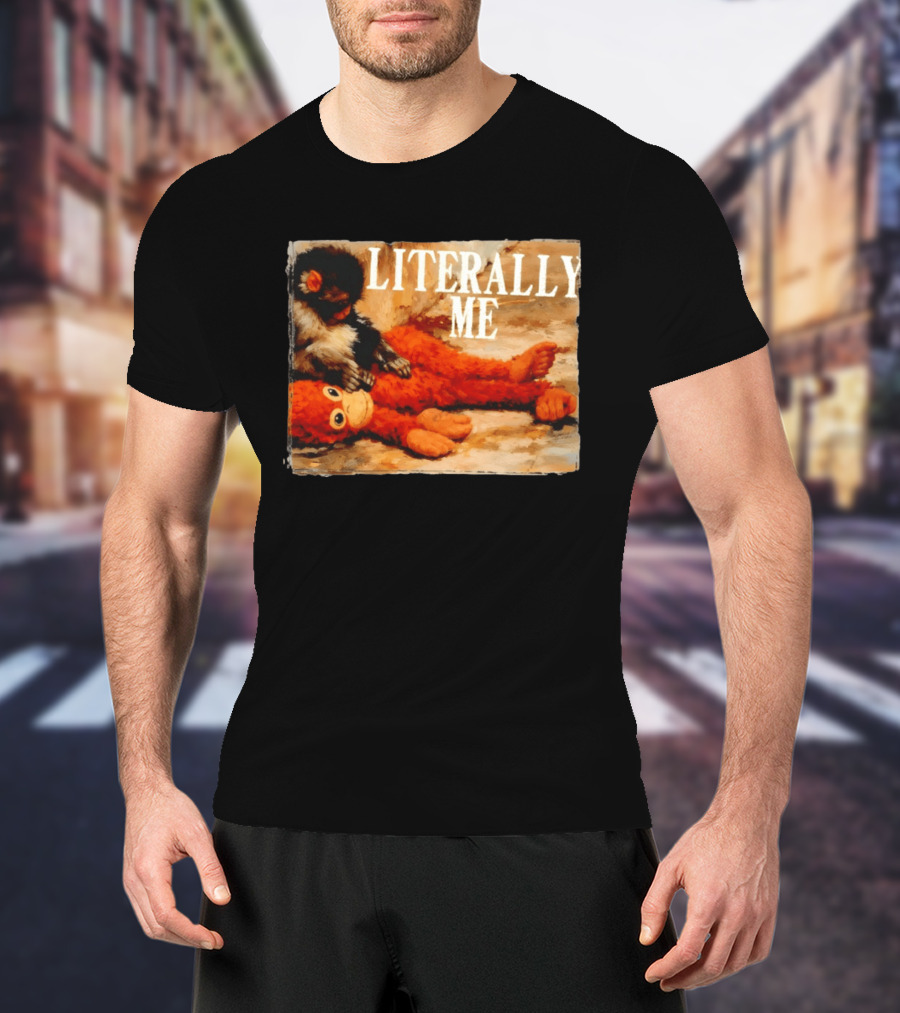 Literally Me Monkey Punch Panchi Kun Plush Relaxing T-Shirt