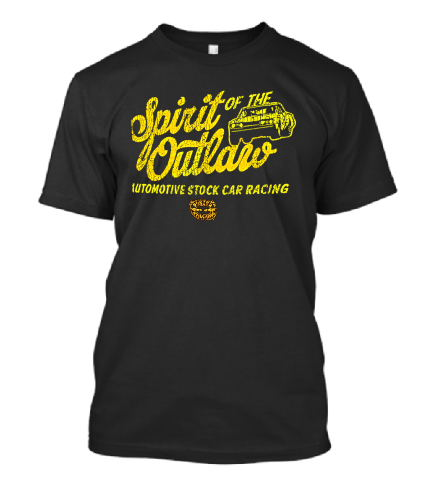 Spirit Of The Outlaw Automotive Stock Car Racing T-Shirt