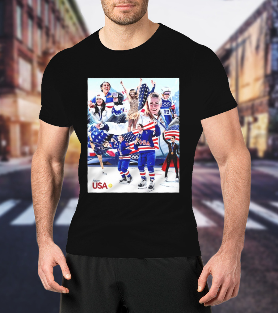Team USA Dominated Winter Olympics Triumph T-Shirt