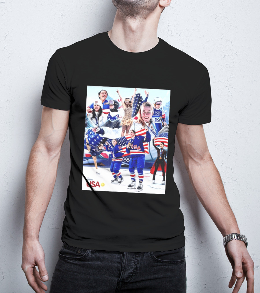 Team USA Dominated Winter Olympics Triumph T-Shirt