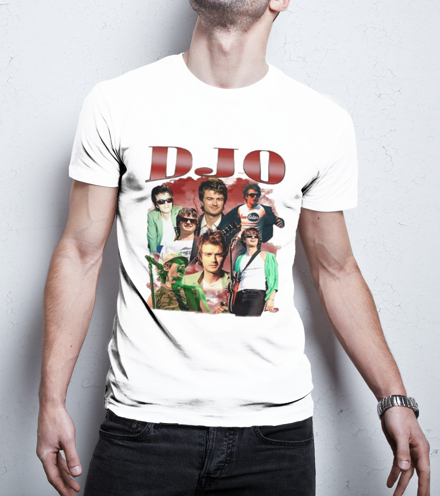 DJO Bootleg Vintage Retro Music Collage T-Shirt