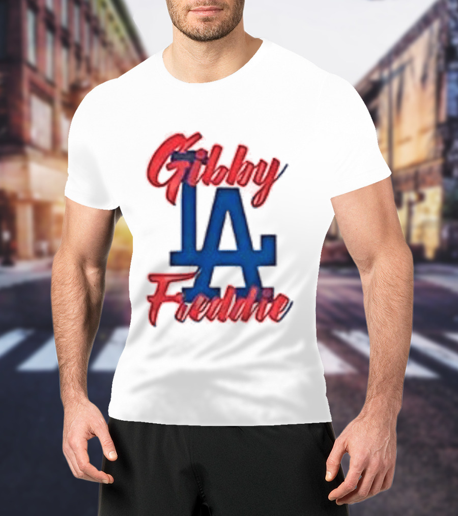 Gibby Freddie LA Dodgers T-Shirt