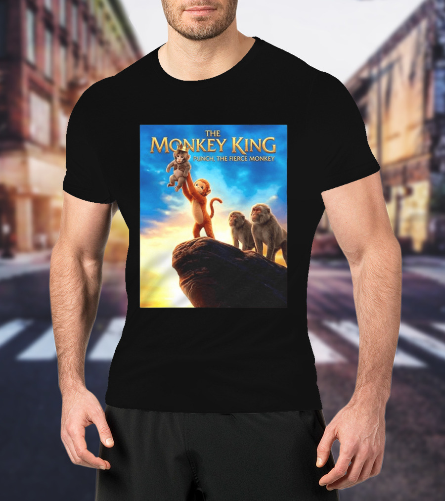 The Monkey King Punch The Fierce Monkey Epic Adventure T-Shirt
