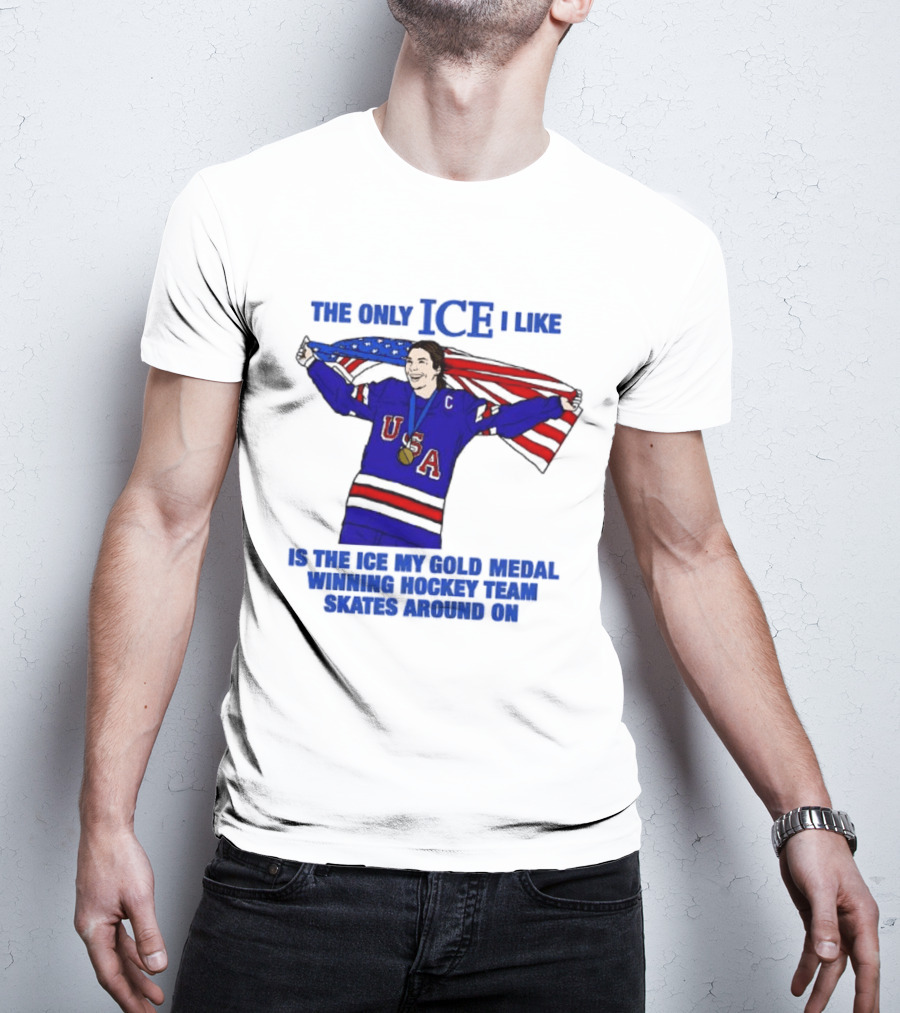 Hilary Knight USA Hockey Gold Medal Winner The Only Ice I Like T-Shirt
