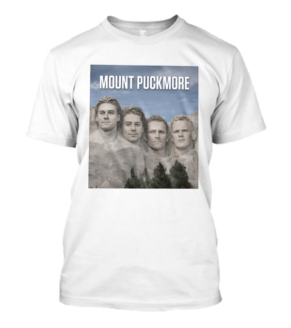 Mount Puckmore USA Hockey Champs Iconic Faces T-Shirt