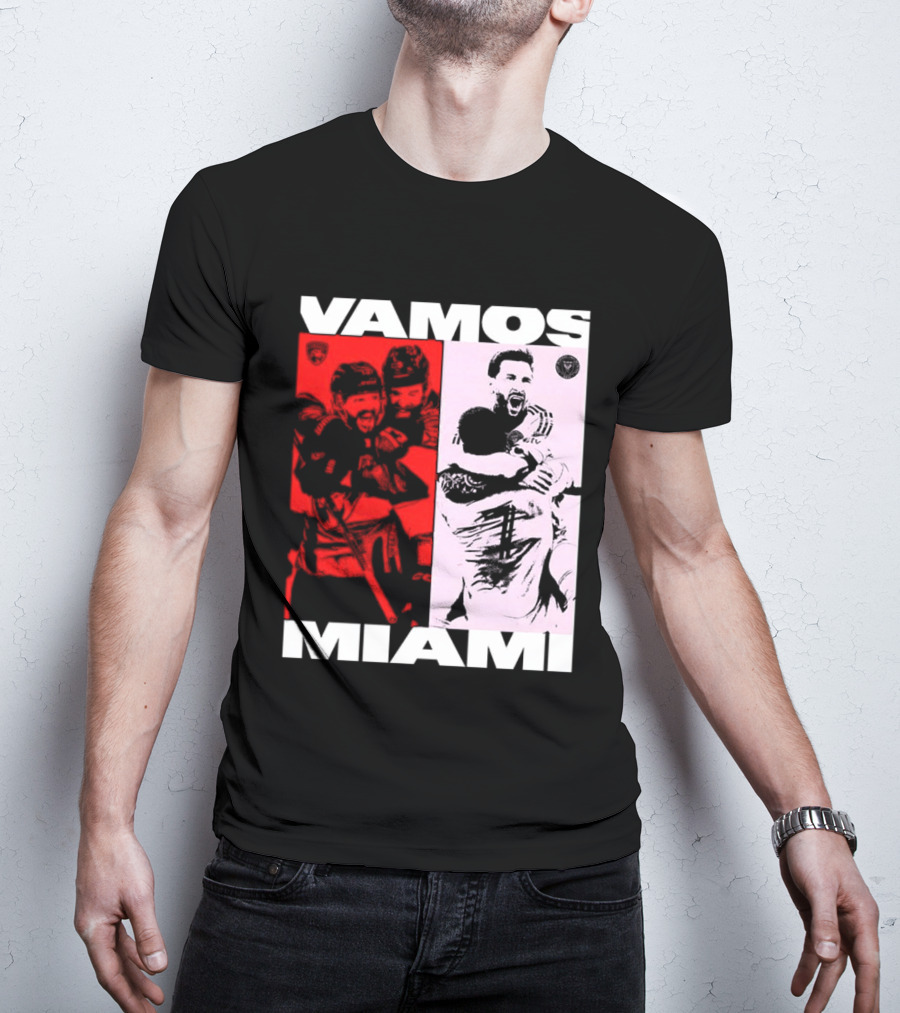 Vamos Miami Soccer Team Celebration Iconic Moments T-Shirt