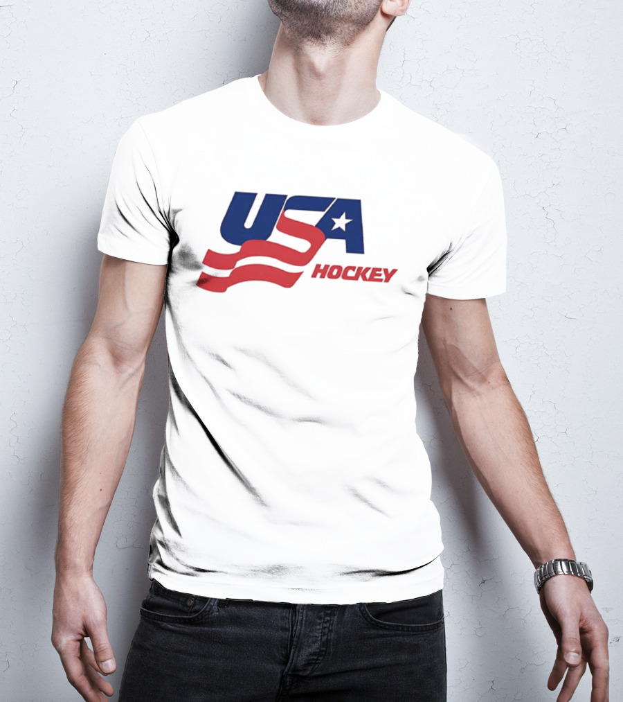 USA Hockey Flag Team Ice T-Shirt