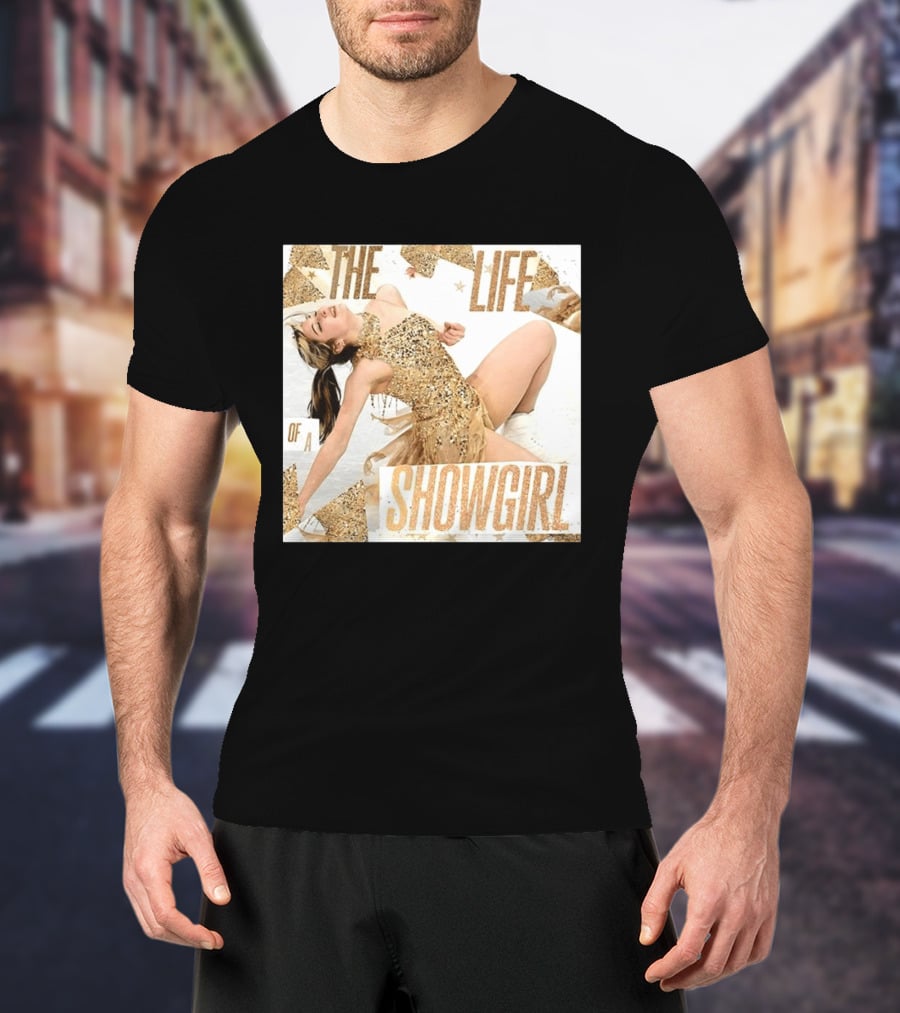 The Life Of A Showgirl Alysa Liu Glamorous Gold Costume Performance T-Shirt
