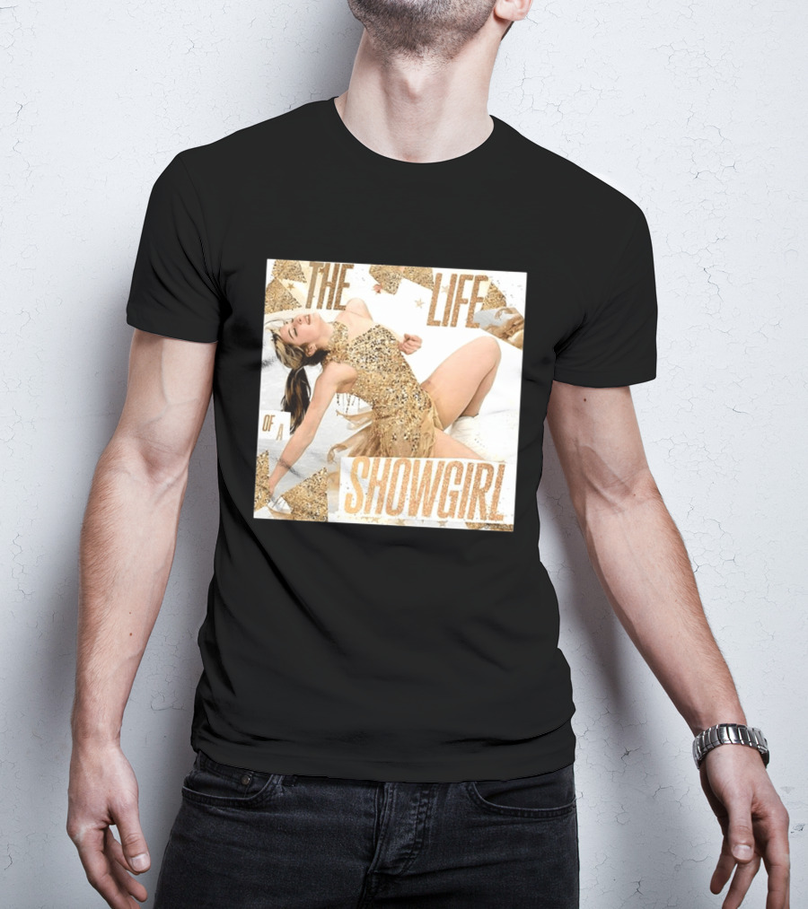 The Life Of A Showgirl Alysa Liu Glamorous Gold Costume Performance T-Shirt