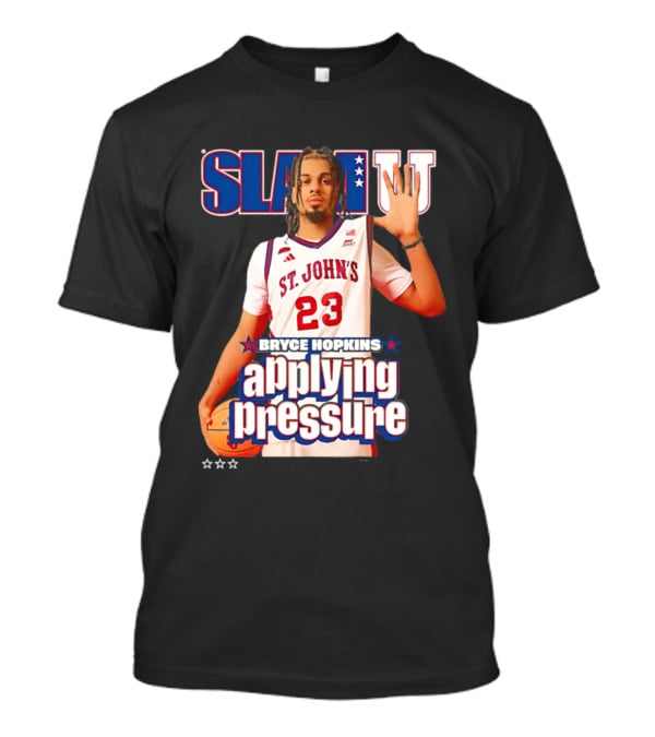 Bryce Hopkins St. John's Red Storm SlamU Applying Pressure Basketball Star T-Shirt