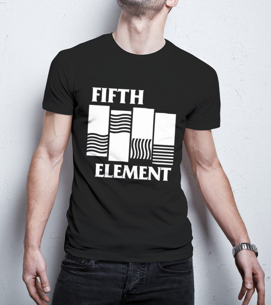 Fifth Element Wavy Flag T-Shirt