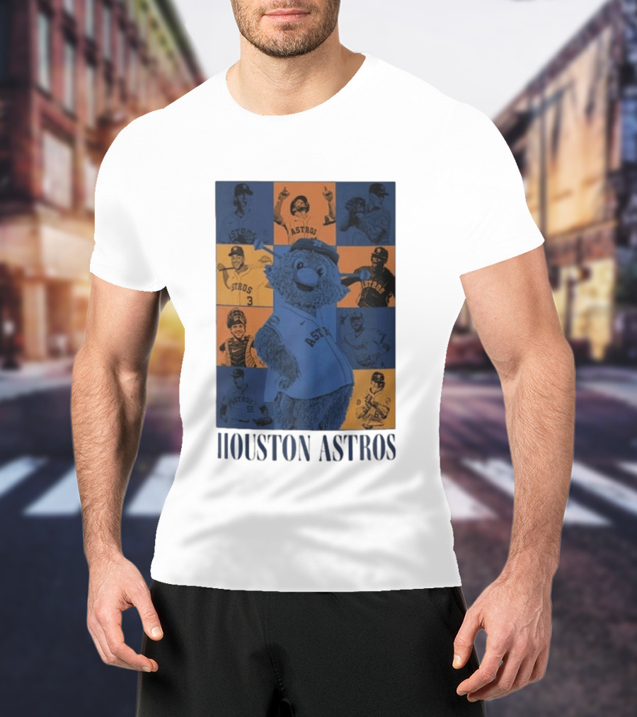 Houston Astros Mascot And Players T-Shirt