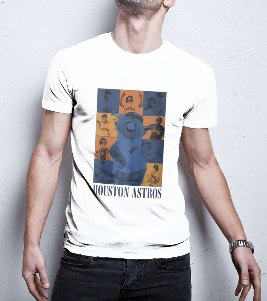 Houston Astros Mascot And Players T-Shirt