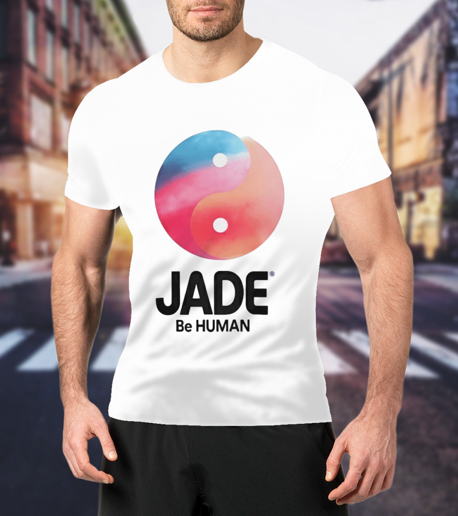 Jade Be Human Yin Yang T-Shirt