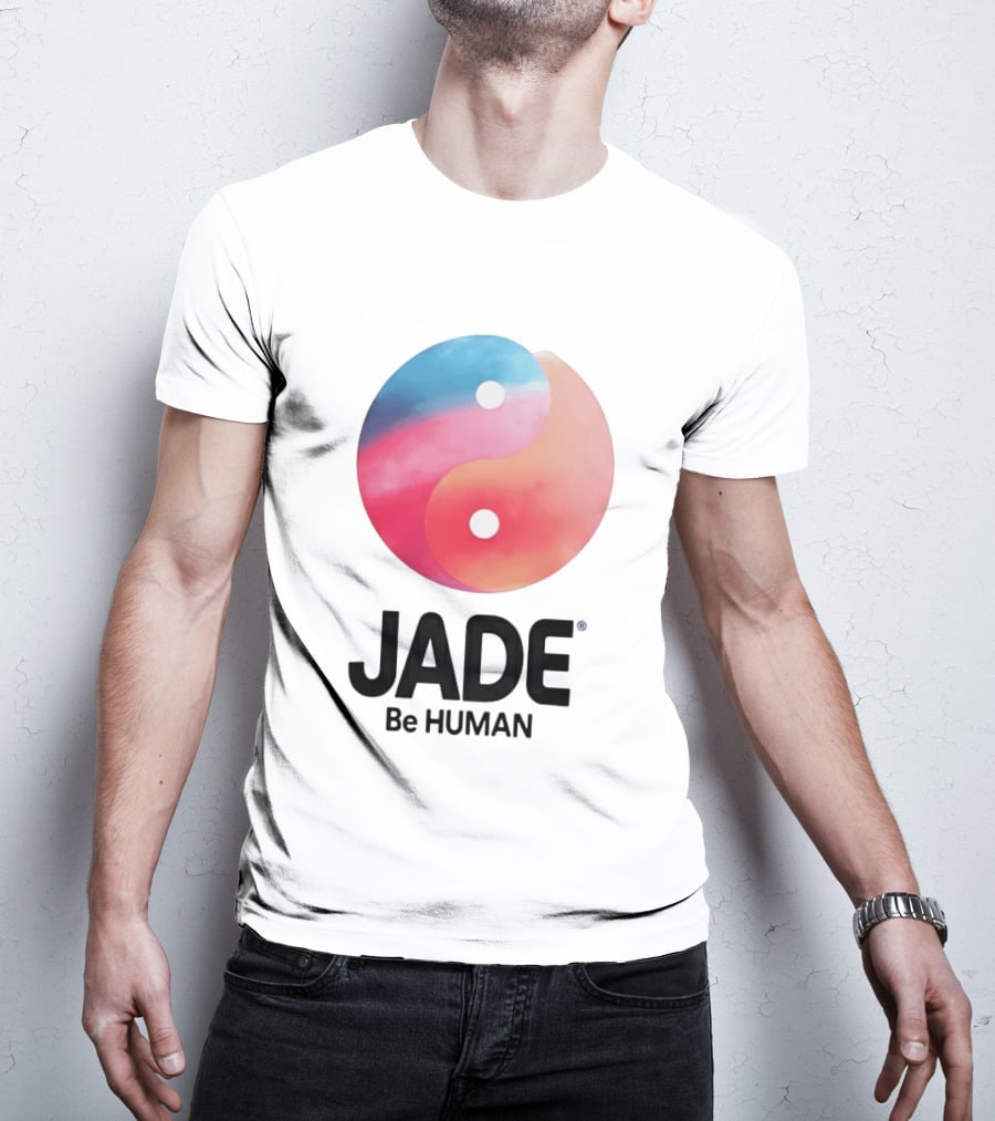 Jade Be Human Yin Yang T-Shirt