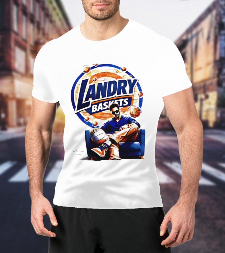Landry Baskets Basketball Surreal Pop T-Shirt