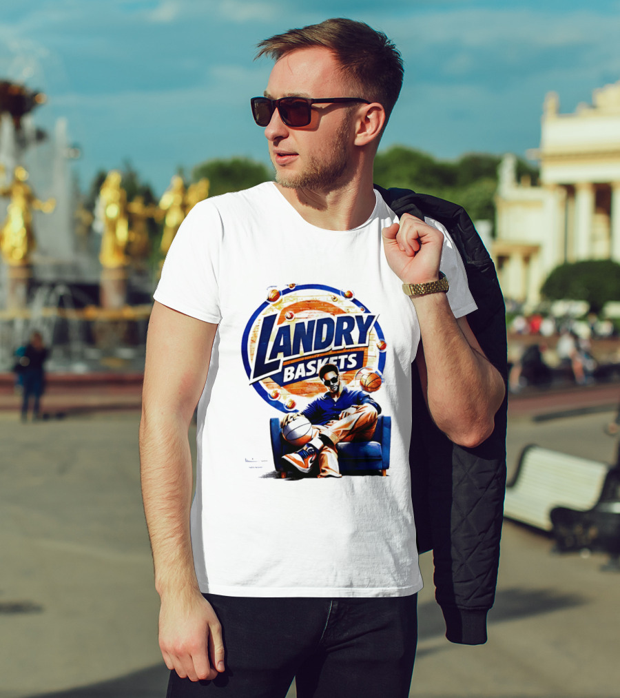 Landry Baskets Basketball Surreal Pop T-Shirt